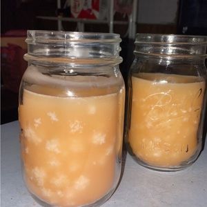 Homemade candles spiced pumpkin 🎃 ❤️